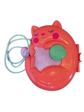 Polly Pocket Cuddly Cat Purse Playset & Accessories